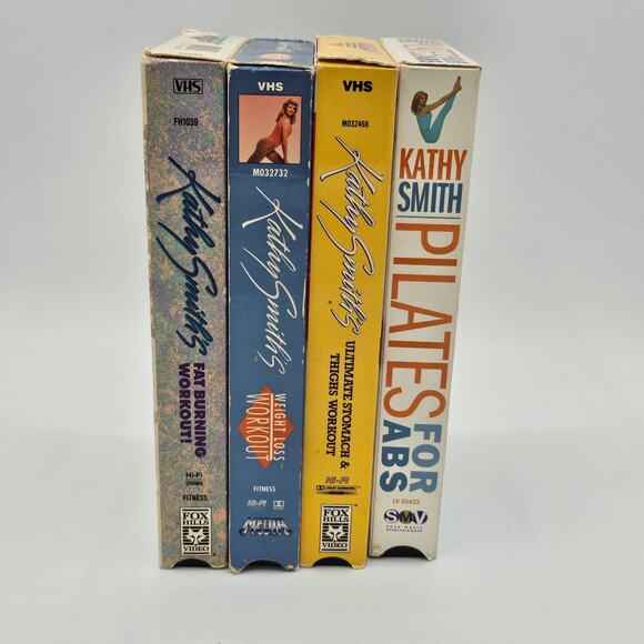 Kathy Smith Workout VHS Videos Lot of 4 Fat Burning Weight Loss Abs - Picture 2 of 6
